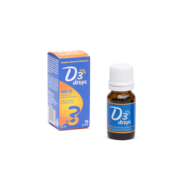 D3 Drops 400UI E Flacone